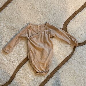 Quincy Mae Soft Brown Kids Bodysuit